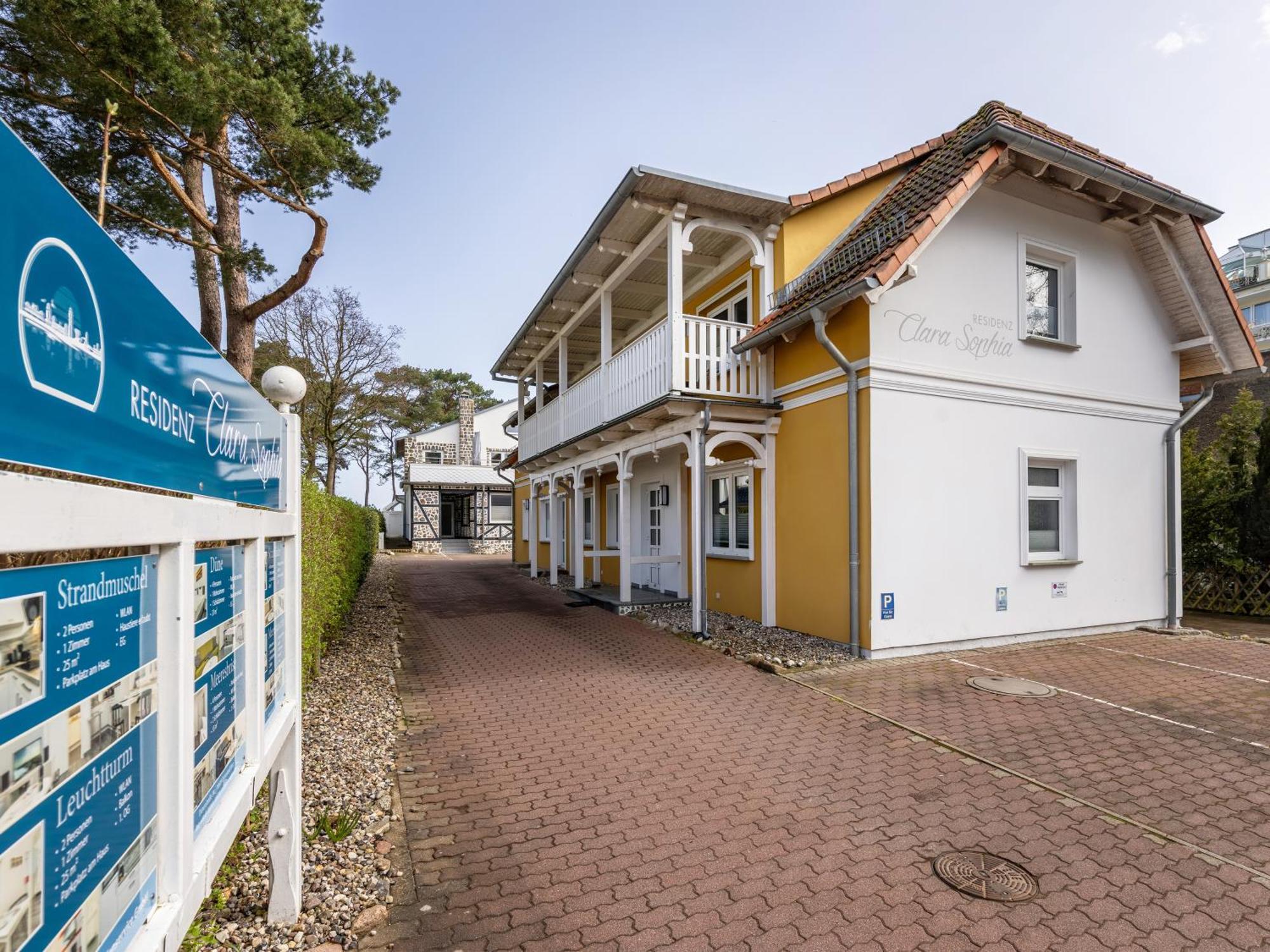 Ferienwohnung Meeresrauschen In Der Residenz Clara Sophia Binz Exteriör bild